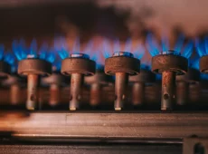 natural gas appliance burner